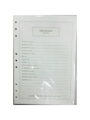 Bayındır Heeton 95x170 Mm A6 Organizer Yedek 8-809 Bsc0180