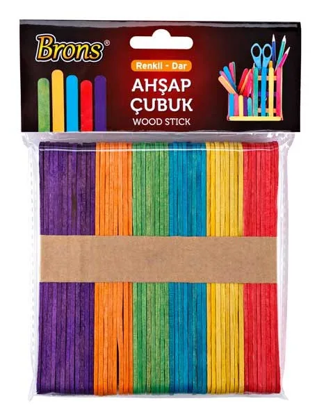 Brons Renkli Geniş Ahşap Çubuklar Br-903
