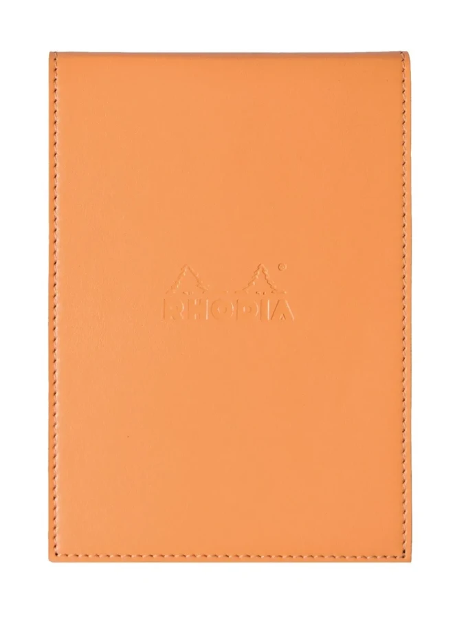 Rhodıa Btqprtblk 115x158 Turuncu Deri Kılıf Bloknot Rp118138