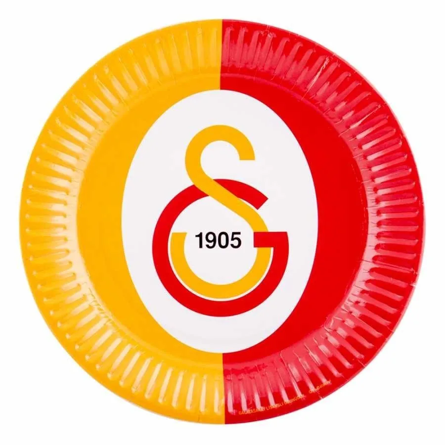 Nedi 23 Cm Karton Tabak Lisanslı 8 Li Galatasaray Gs1409
