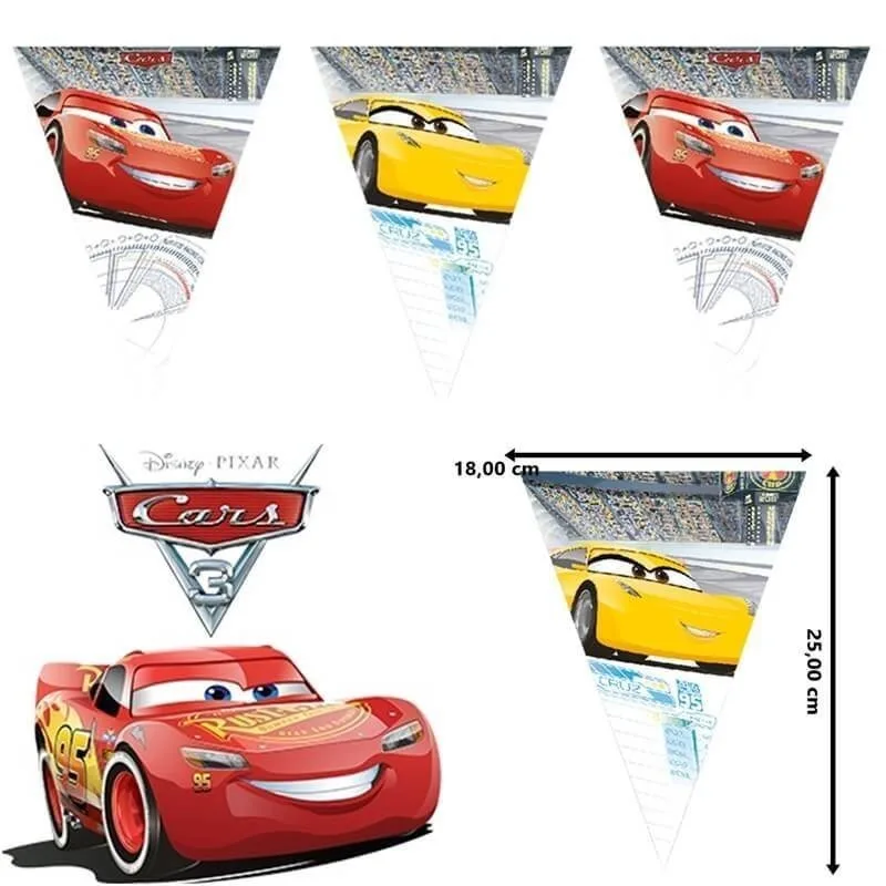 Nedi Lisanslı Üçgen Flama Cars Formula 53227