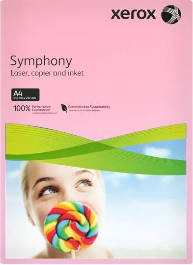 Xerox Symphony A4 80 Gr 500"lü Renkli Fotokopi Kağıdı Pembe 003r93970