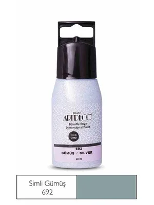 Artdeco 60 Ml Metalic Boyutlu Boya Gümüş 692