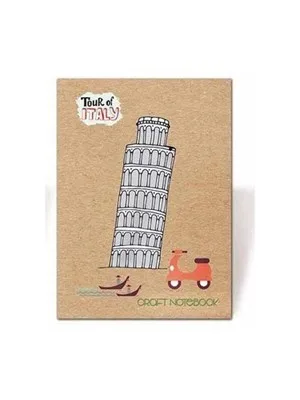 Lizy 20x28 Kraft Sert Kapak Defter Ivory Kağıt Kareli 112\1 Kf112
