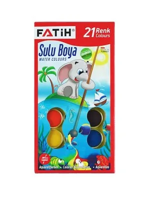 Fatih 21 Renk Kıng Size Suluboya 00907