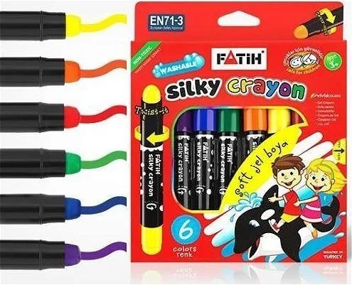 Fatih 6 Renk Crayon Çevirmeli Multi Boya Kalemi 50270