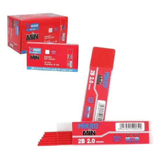 Mikro 2b 2.0 90 Mm 6''lı Kırmızı Min M-928