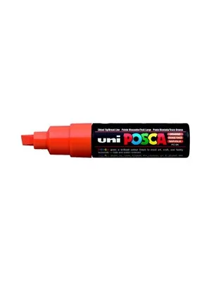 Uni Posca 8.0 Su Bazlı Poster Markörü Orange Pc-8k