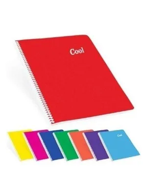 Keskin Color Cool A4 Pp Kapak Spiralli Defter Çizgisiz 60 Yp 321600-99