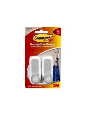 3m Command İz Bırakmayan Dekoratif Askı M.renkler 17084