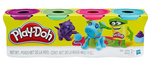 Hasbro Play-doh Oyun Hamuru 4 Renk 448 Gr B5517