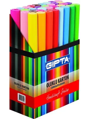 Gıpta 50x70 Oluklu Karton M.renkler 9121