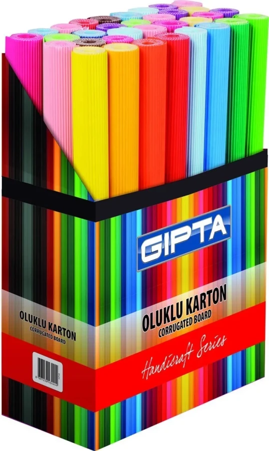 Gıpta 50x70 Oluklu Karton M.renkler 9121