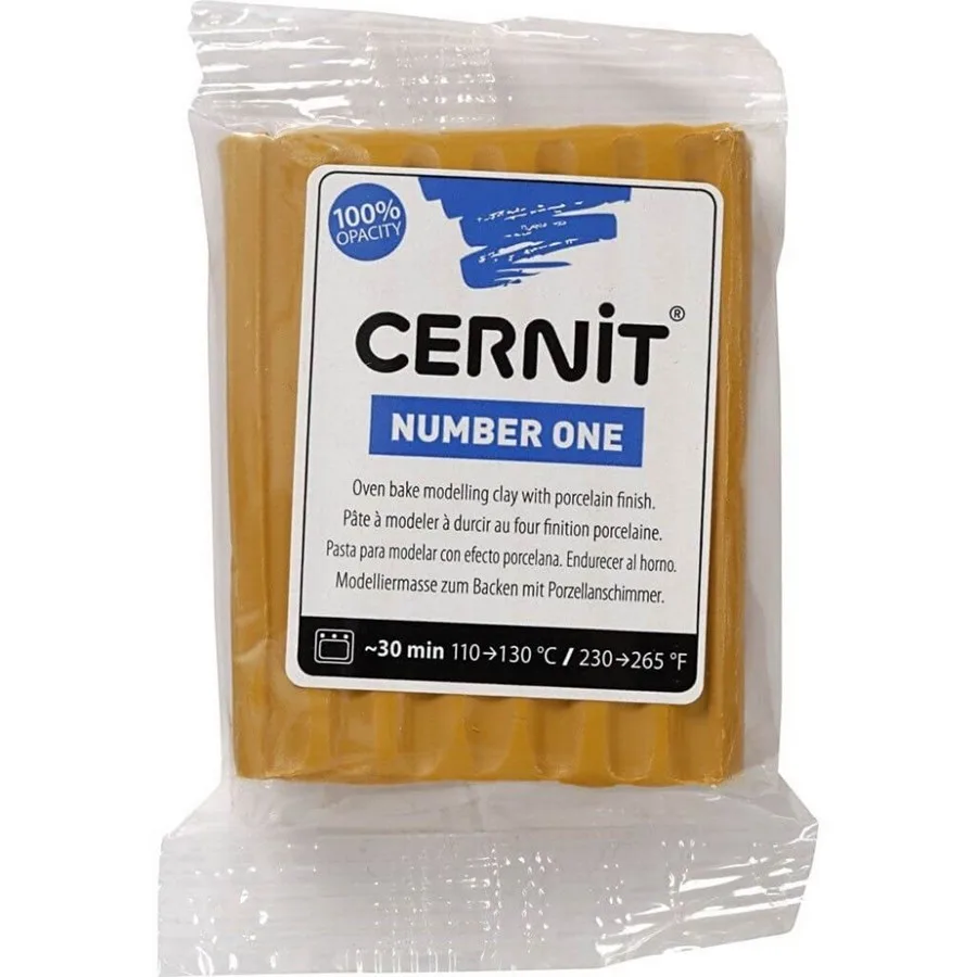 Cernit Fırınlanabilir Seramik Hamuru 56 Gr Hardal Sarısı 56746