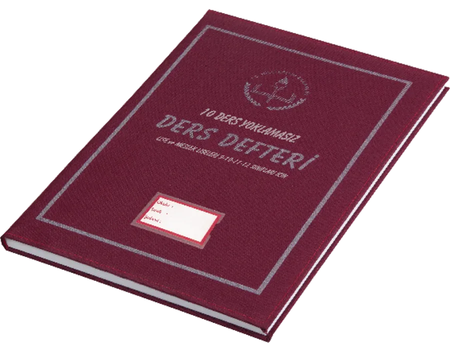 Gülpaş 10 Ders Yoklamasız Ders Defteri Lise ve Meslek Liseleri İçin Ciltli 507