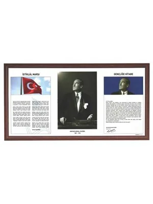 İnterpano 50x90 3 Lü Milli Levha Lüx Metal Çerçeve 750-5