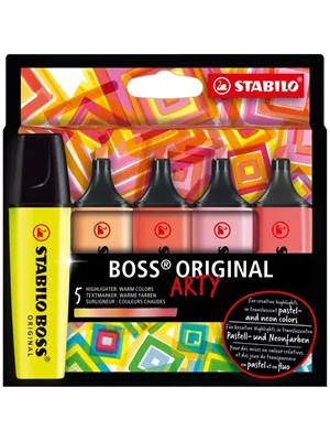 Stabilo Boss Fosforlu Kalem Pastel Renkler 4"lü 70\4-2