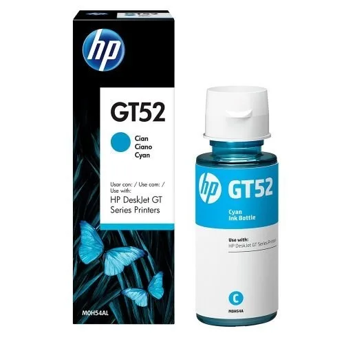 Hp Gt52 70 Ml Orijinal Kartuş Şişe Mavi M0h54ae