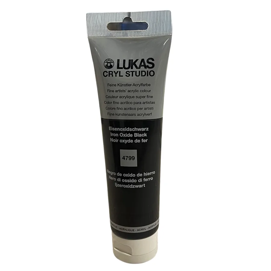 Lukas 125 Ml Akrilik Boya Cryl Terzia Oksit Siyah 4799