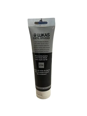 Lukas 125 Ml Akrilik Boya Cryl Terzia Oksit Siyah 4799
