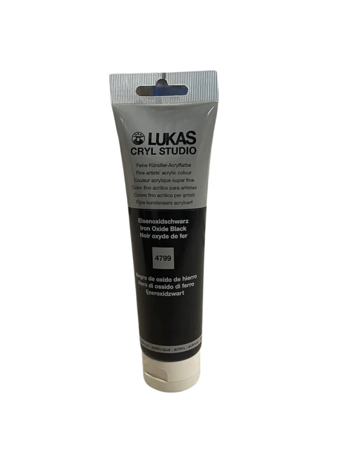 Lukas 125 Ml Akrilik Boya Cryl Terzia Oksit Siyah 4799