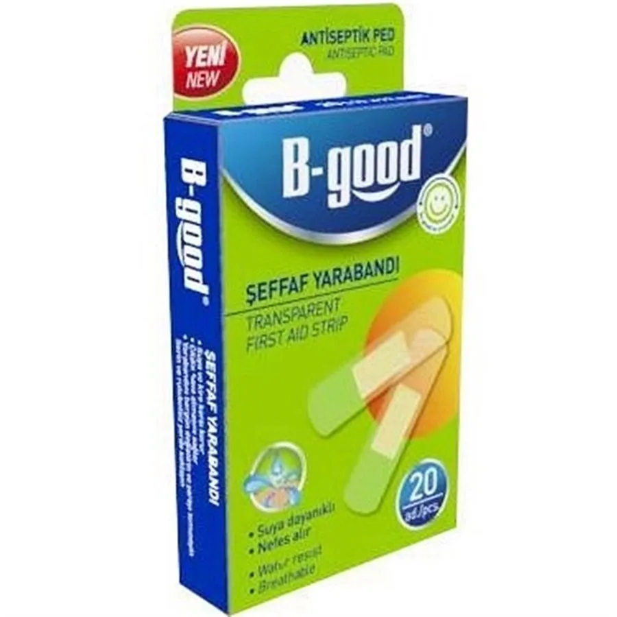 B-good Yara Bandı Şeffaf 20"li B810