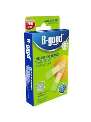 B-good Yara Bandı Şeffaf 20"li B810