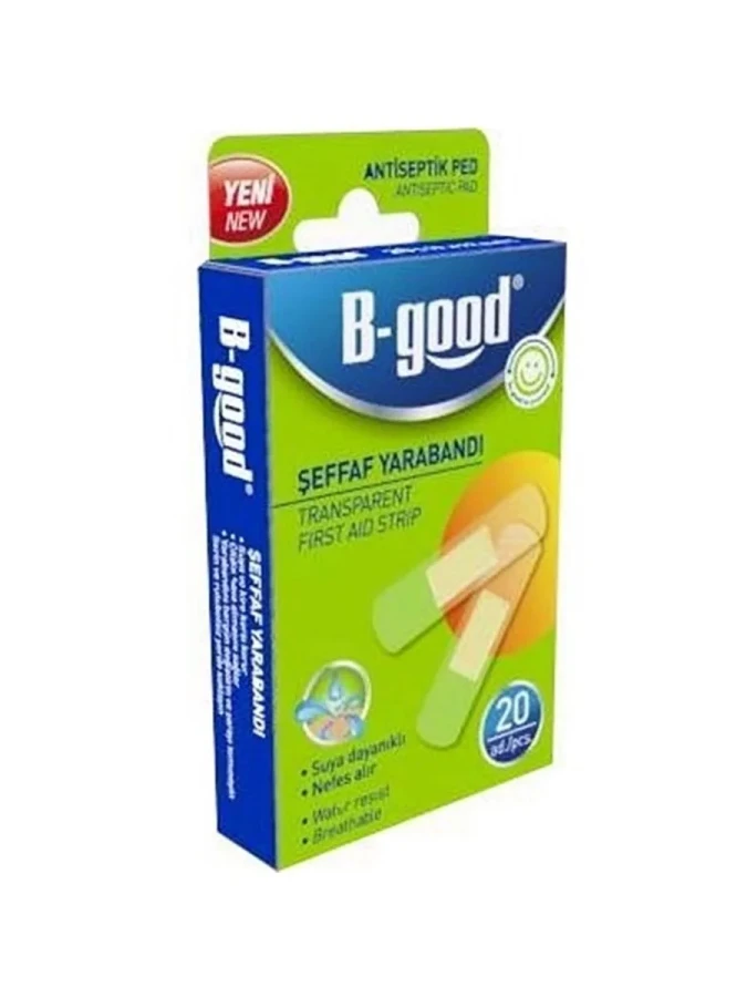 B-good Yara Bandı Şeffaf 20"li B810