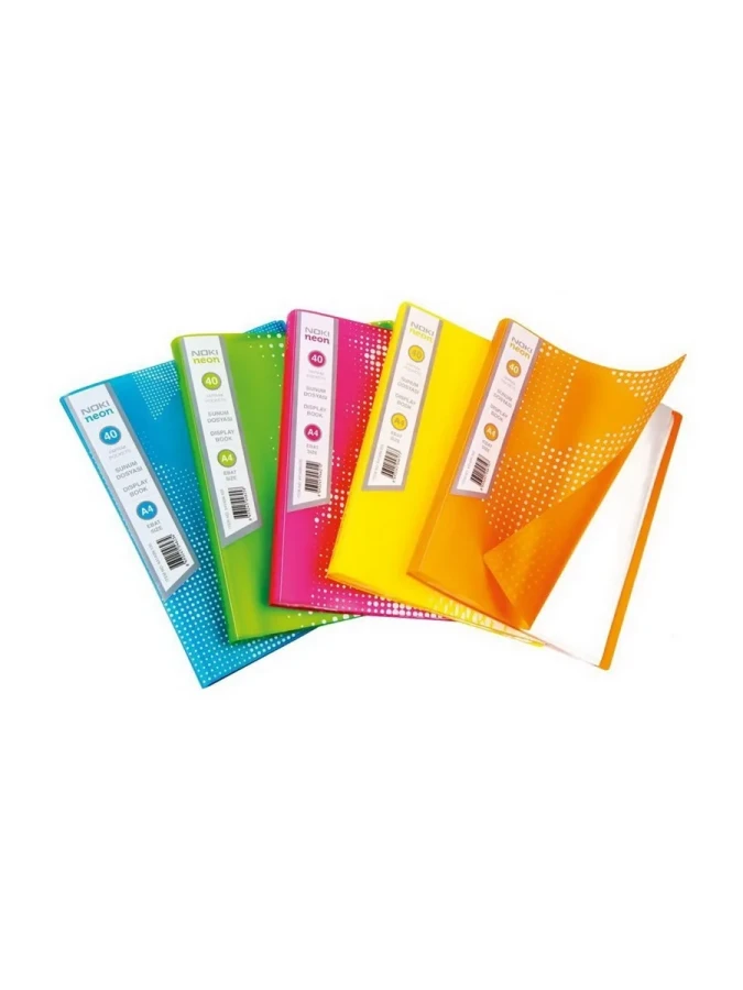 Noki Neon A4 Sunum Dosyası 40 Lı 64140n M.renkler