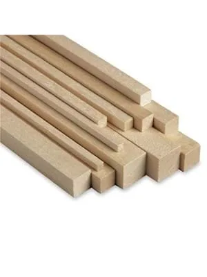 Unıversal 4 Mmx4 Mm 100 Cm Kare Balsa Çıta