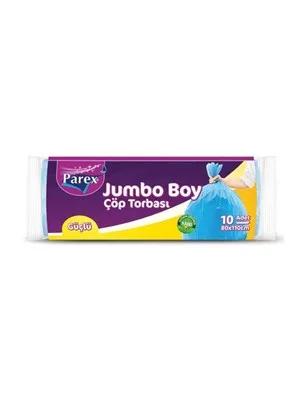 Parex 80x110 Jumbo Boy Çöp Poşeti 10"lu 2107449