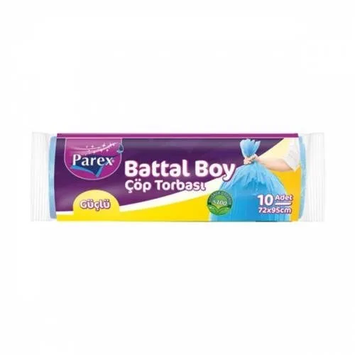 Parex 72x95 Battal Boy Çöp Poşeti 10"lu 2107448