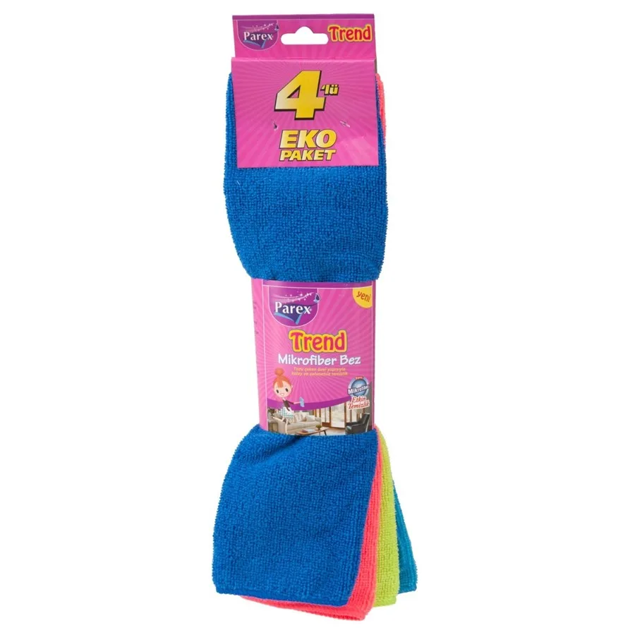 Parex Trend Mikrofiber Temizlik Bezi 4"lü 1909700