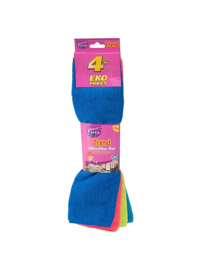 Parex Trend Mikrofiber Temizlik Bezi 4"lü 1909700