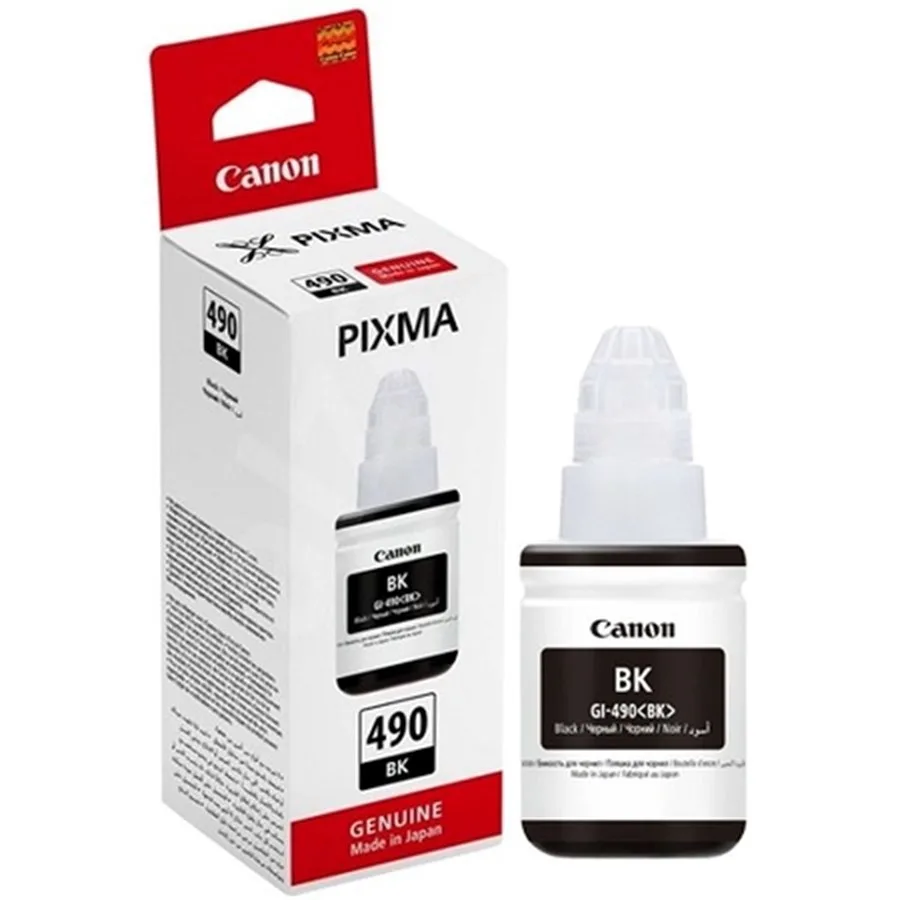 Canon Gı-490bk Orijinal Siyah Mürekkep Kartuş