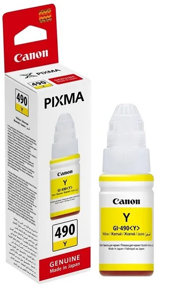 Canon Gı-490y Orijinal Sarı Mürekkep Kartuş