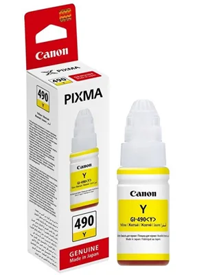 Canon Gı-490y Orijinal Sarı Mürekkep Kartuş