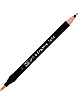 Zig Art Tut-80 Graphic Boyama Kalemi 025 Lıght Carmıne