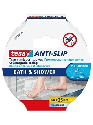 Tesa 25 Mmx5mt Banyo ve Duş İçin Kaydırmaz Bant 55533