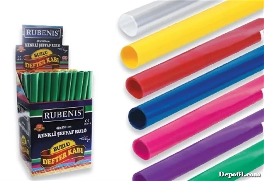 Rubenis 40x150 Cm Şeffaf Buzlu Rulo Kaplık Rk-600