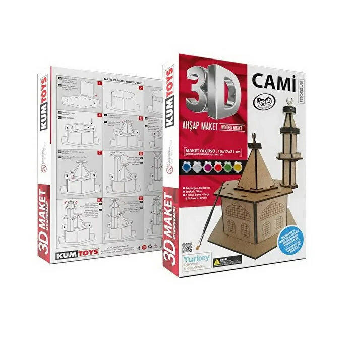 Kumtoys 3d Ahşap Maket Km5252