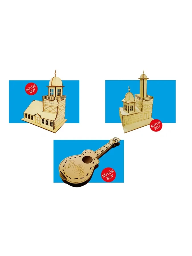Kumtoys 3d Ahşap Maket Muhtelif