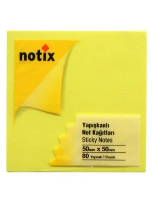 Notix 50x50 Mm Neon Yapışkanlı Kağıt M.renkler Np-ny-nt-ns 5050