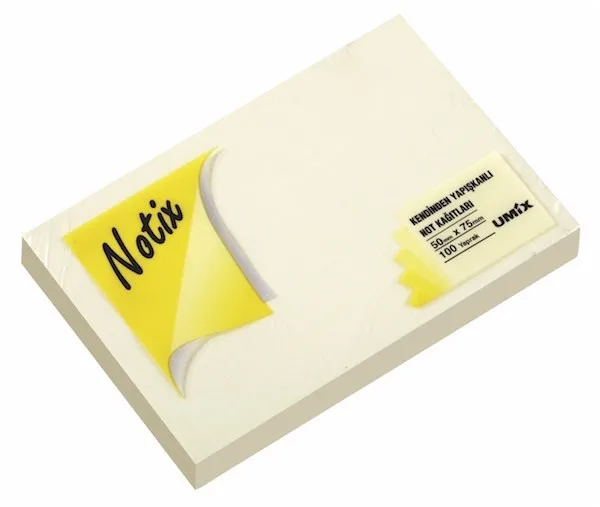 Notix 50x75 Mm Yapışkanlı Not Kağıdı M.renkler N-ps-5075
