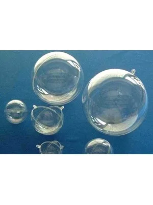 Nurgün 6 Cm Plastik Şeffaf Küre