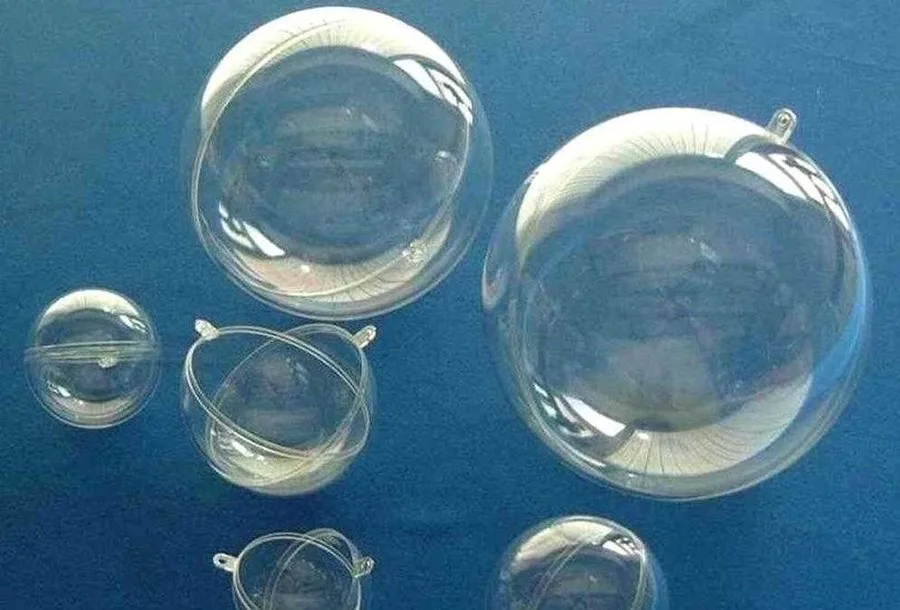 Nurgün 12 Cm Plastik Şeffaf Küre
