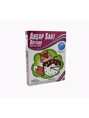 Kumtoys Ahşap Saat Boyama