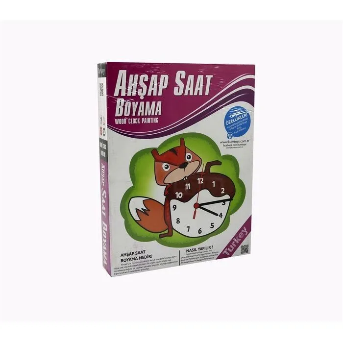 Kumtoys Ahşap Saat Boyama