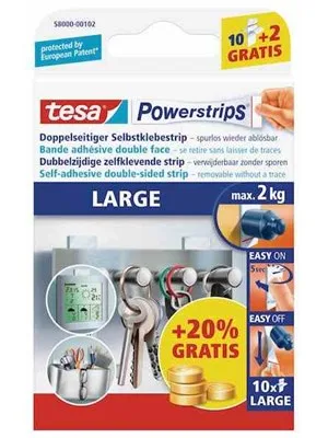 Tesa Powerstrips Large Çift Taraflı Bant 58000-00132