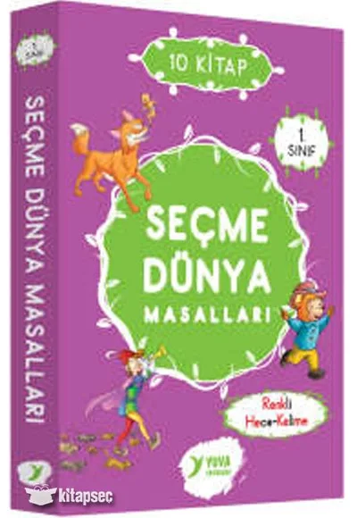 Seçme Dünya Masalları 1. Sınıf 10 Kitap - Yuva Yayınları